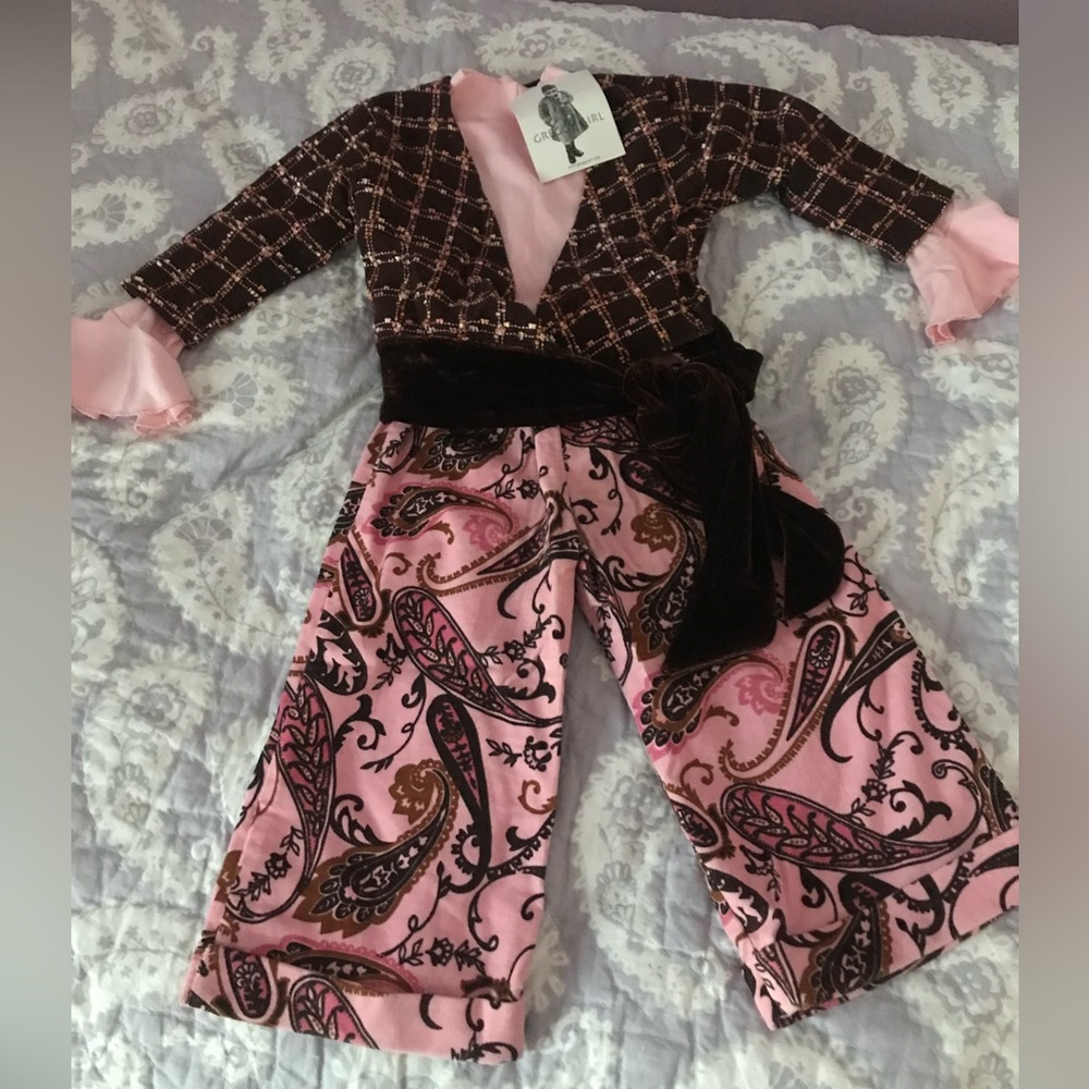 New Greggy Girl 3pc outfit size 4